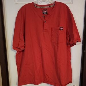 Wrangler Red Short Sleeve Tee